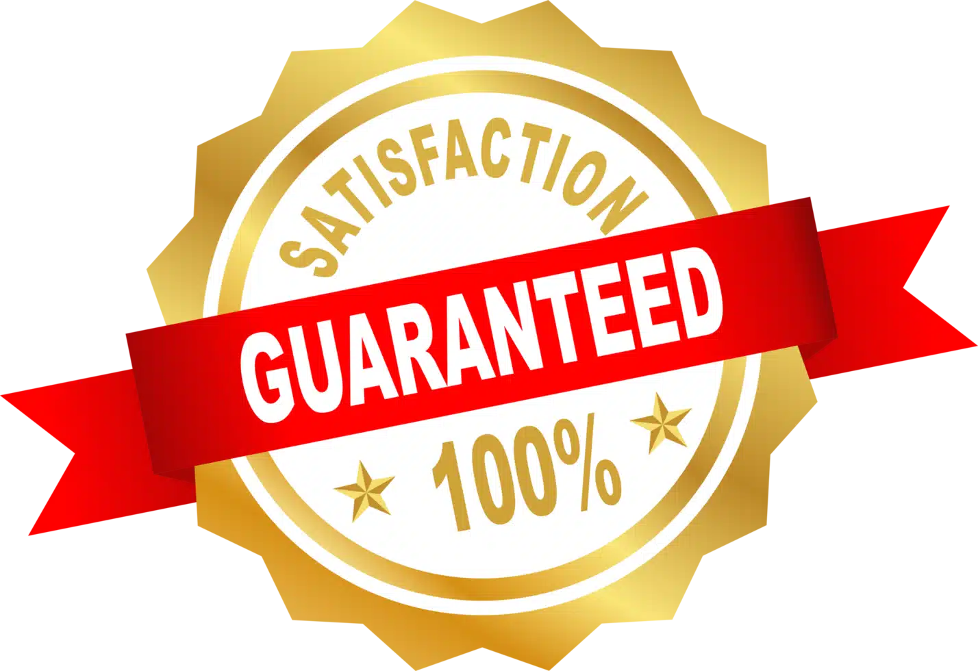 satisfaction-guaranteed-label-icon-symbol-golden-red-white-design-transparent-background-free-png